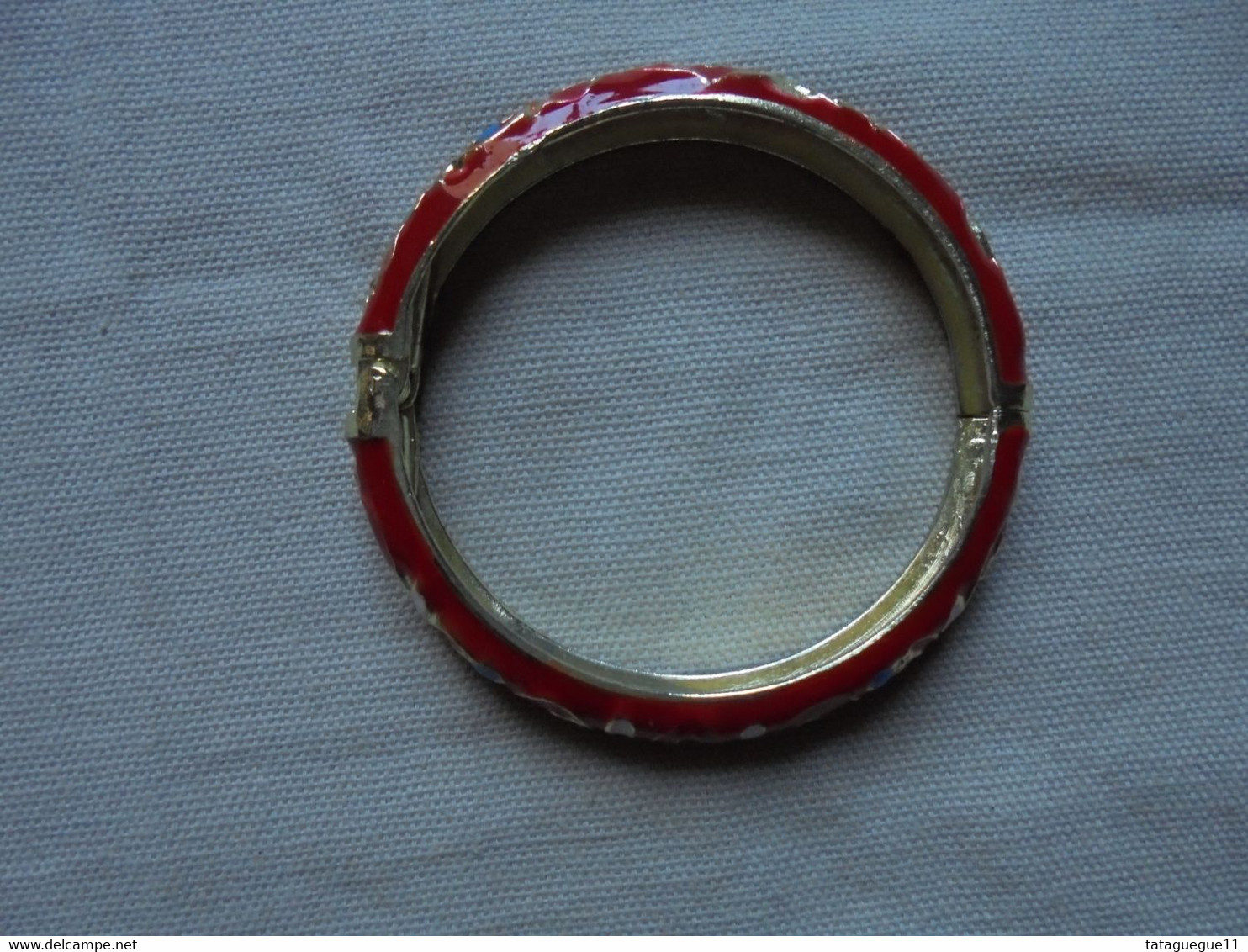 Vintage - Bijou fantaisie - Bracelet rouge