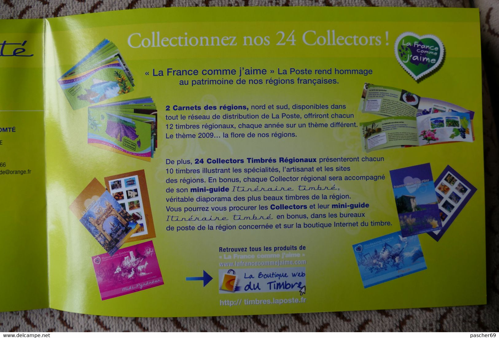 LA FRANCHE-COMTE Comme J'aime Le Collector Timbré 2009 - Collectors