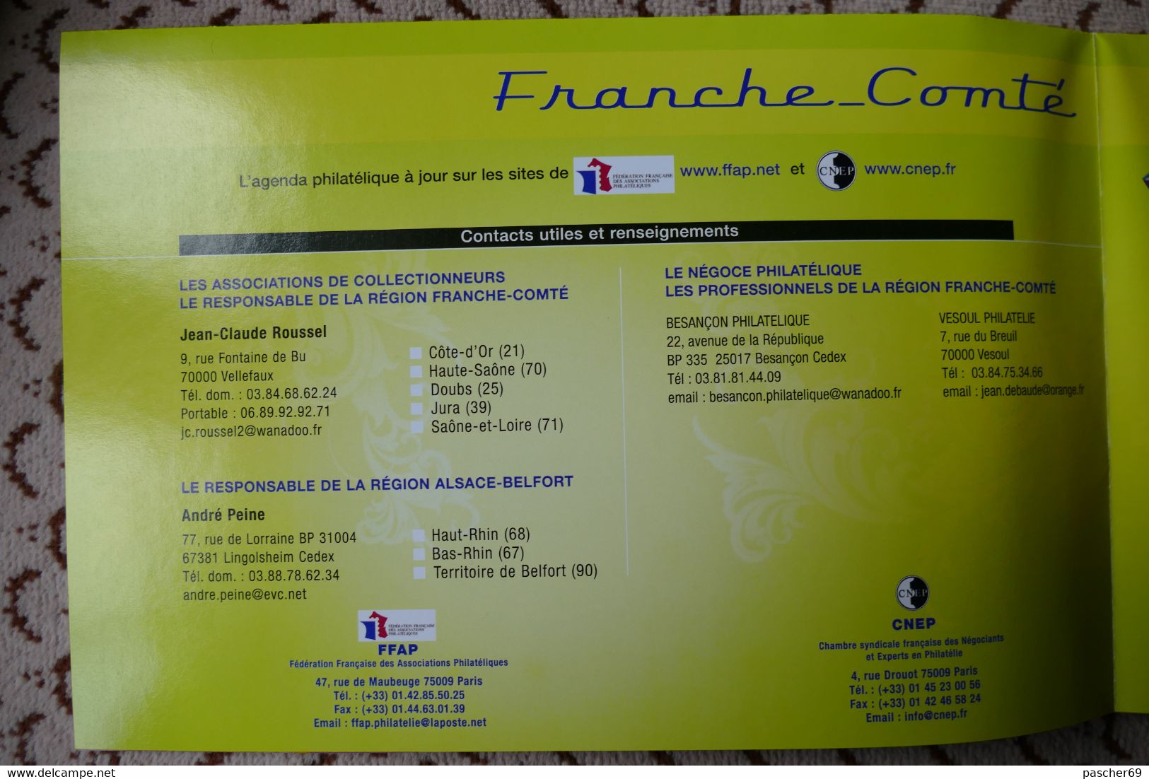LA FRANCHE-COMTE Comme J'aime Le Collector Timbré 2009 - Collectors