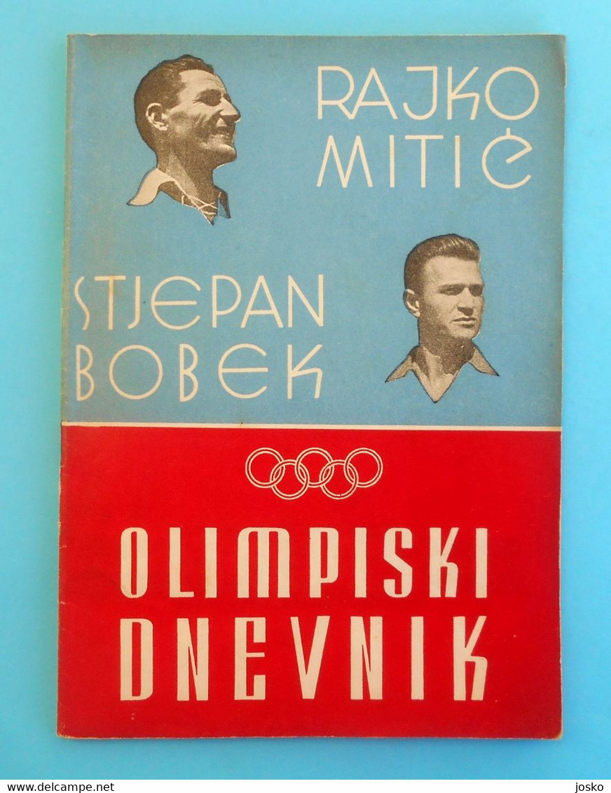 OLYMPIJSKI DNEVNIK - Yugoslavia Football Team On Olympic Games 1952 Helsinki Old Book* Olympia Olympiade Jeux Olympiques - Books