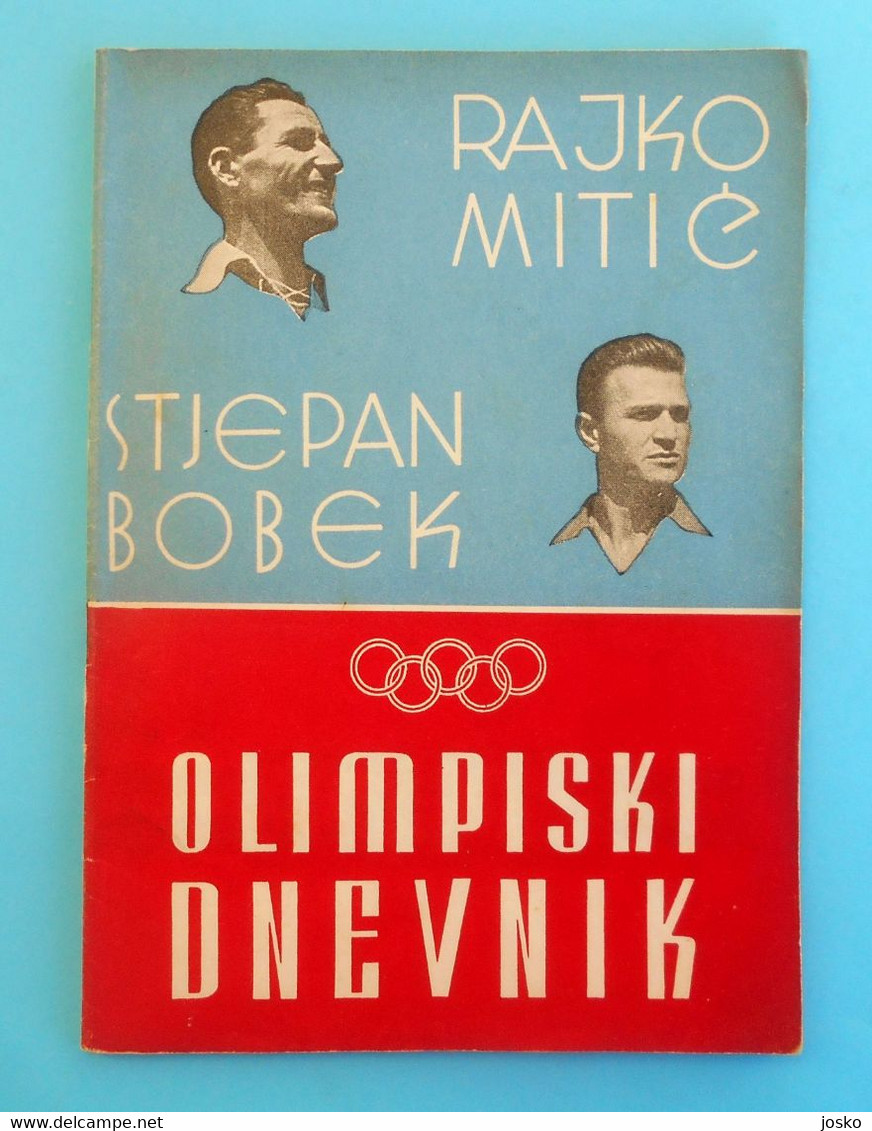 OLYMPIJSKI DNEVNIK - Yugoslavia Football Team On Olympic Games 1952 Helsinki Old Book* Olympia Olympiade Jeux Olympiques - Libros