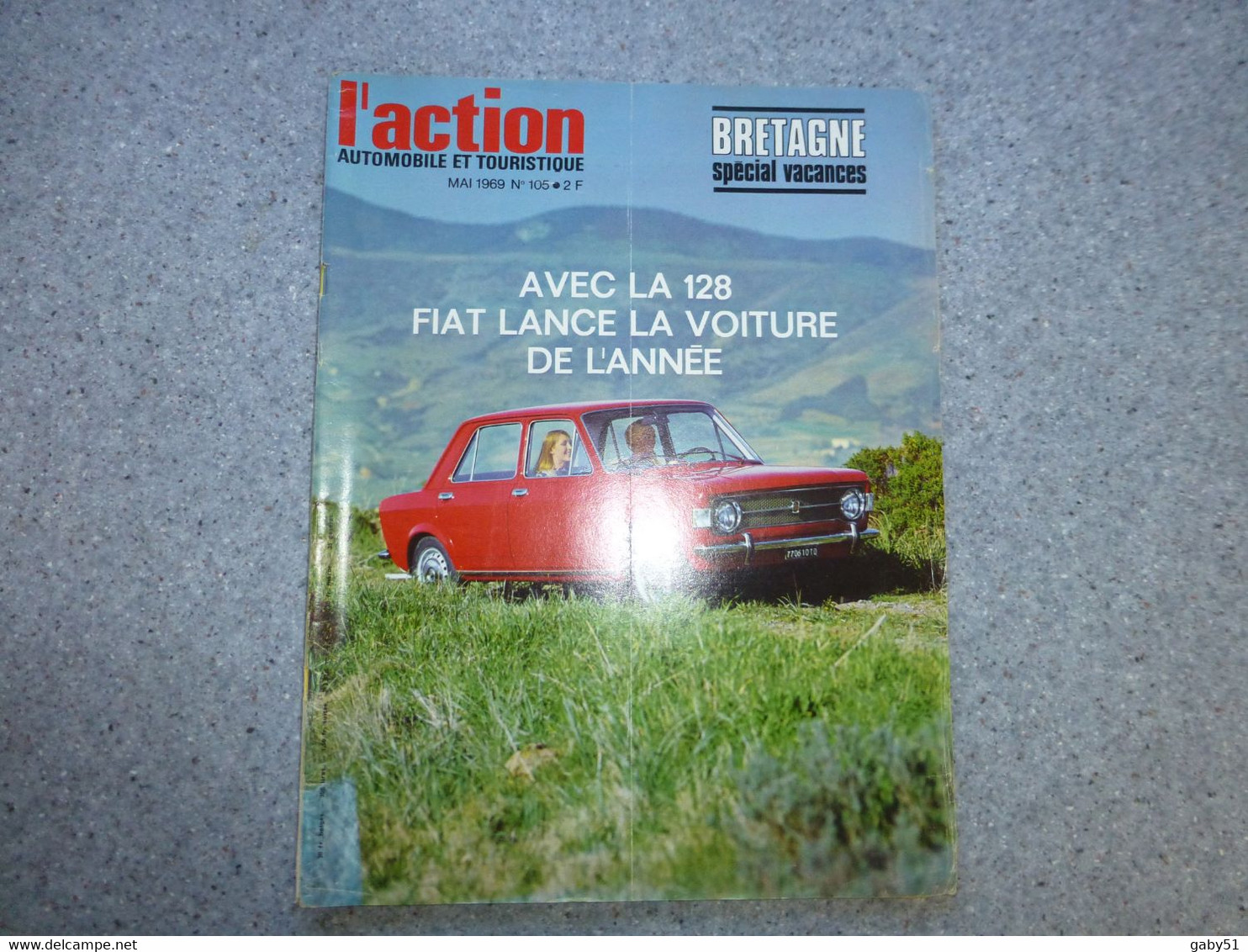 L'ACTION Automobile Mai 1969, FIAT 128, Bretagne ; REV03 - Auto/Moto