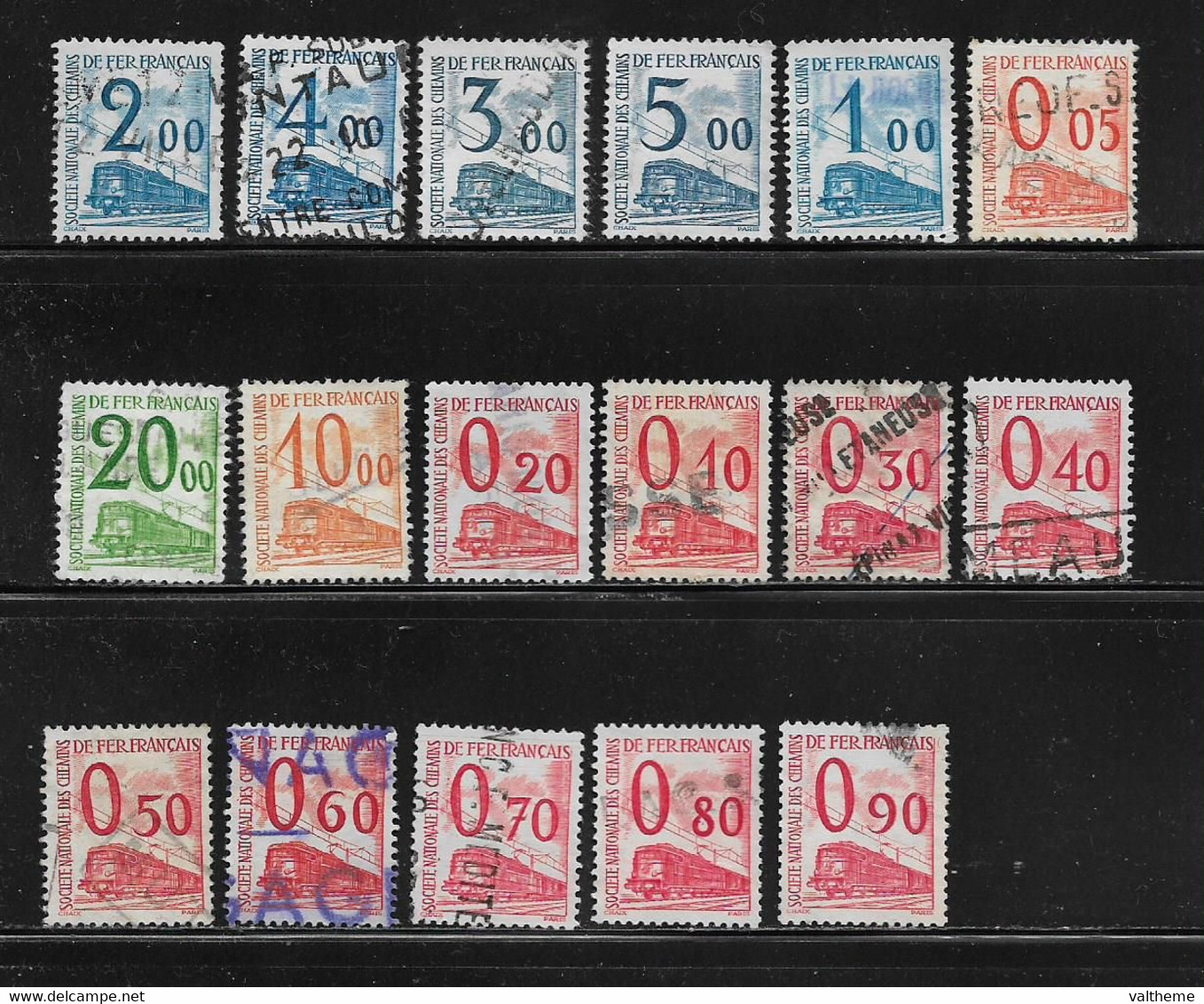 FRANCE  ( FCPT - 25 ) 1960    N° YVERT ET TELLIER  N° 31/47 - Otros & Sin Clasificación