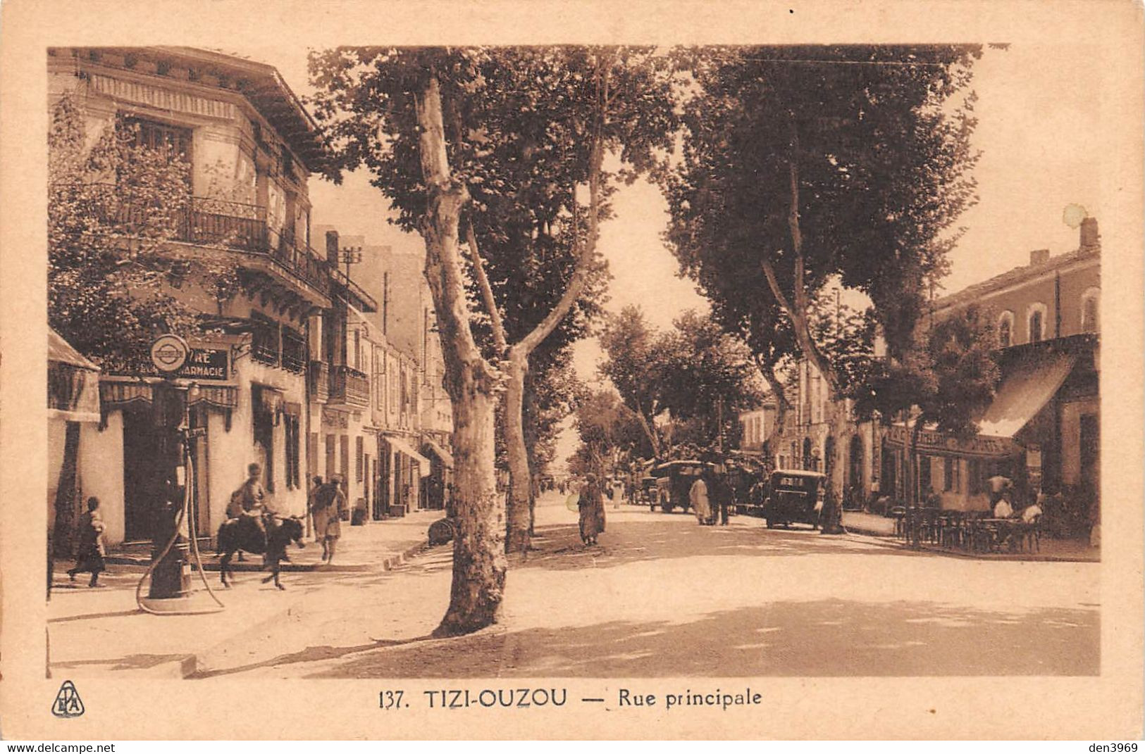 Algérie - TIZI-OUZOU - Rue Principale - Pompe à Essence - Tizi Ouzou