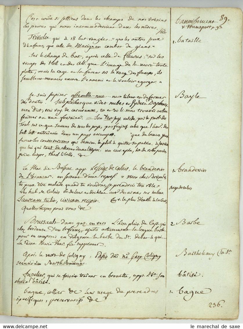 Marie Pierre Adrien FRANCASTEL (Formerie 1761 +1831) Conventionnel depute Eure Revolution Anjou manuscrit