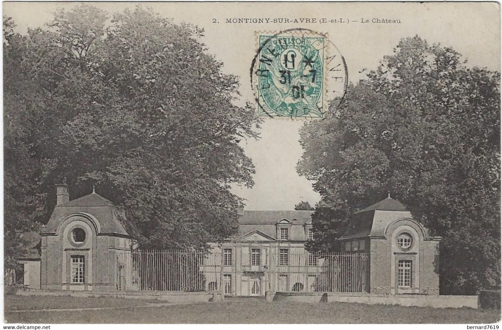 28   Montigny Sur Avre  - Le Chateau - Montigny-sur-Avre