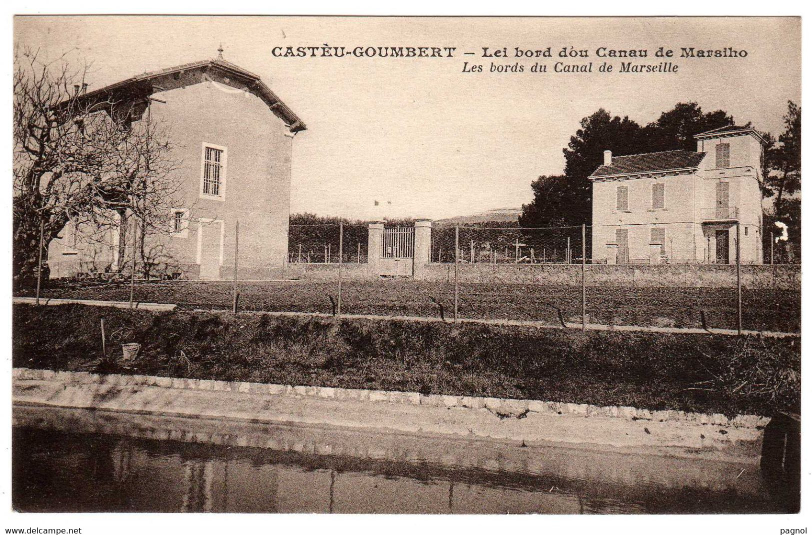 13 : Castèu - Goumbert : Canal De Marseille - Autres & Non Classés