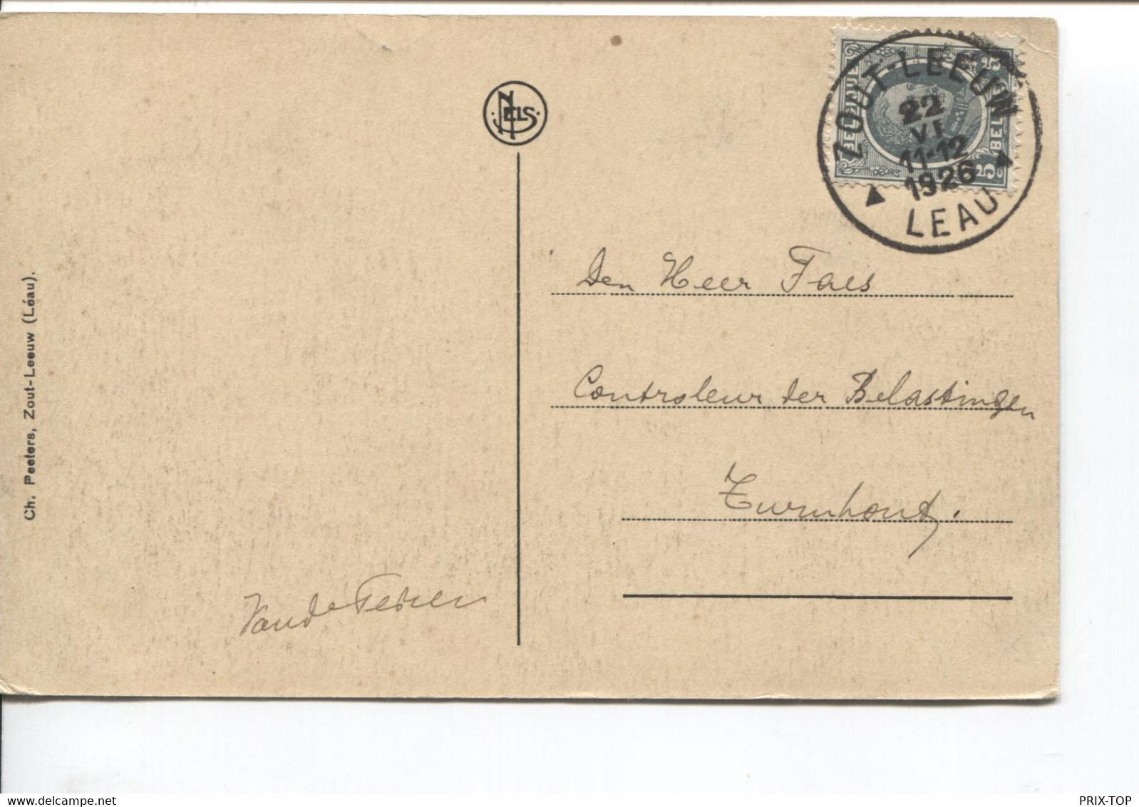 REF3134/ CP-PC Zoutleeuw Zicht En Overblijfsels Der Oude Vesting  C.Zoutleeuw Leau 22/6/1926 > Turnhout - Zoutleeuw
