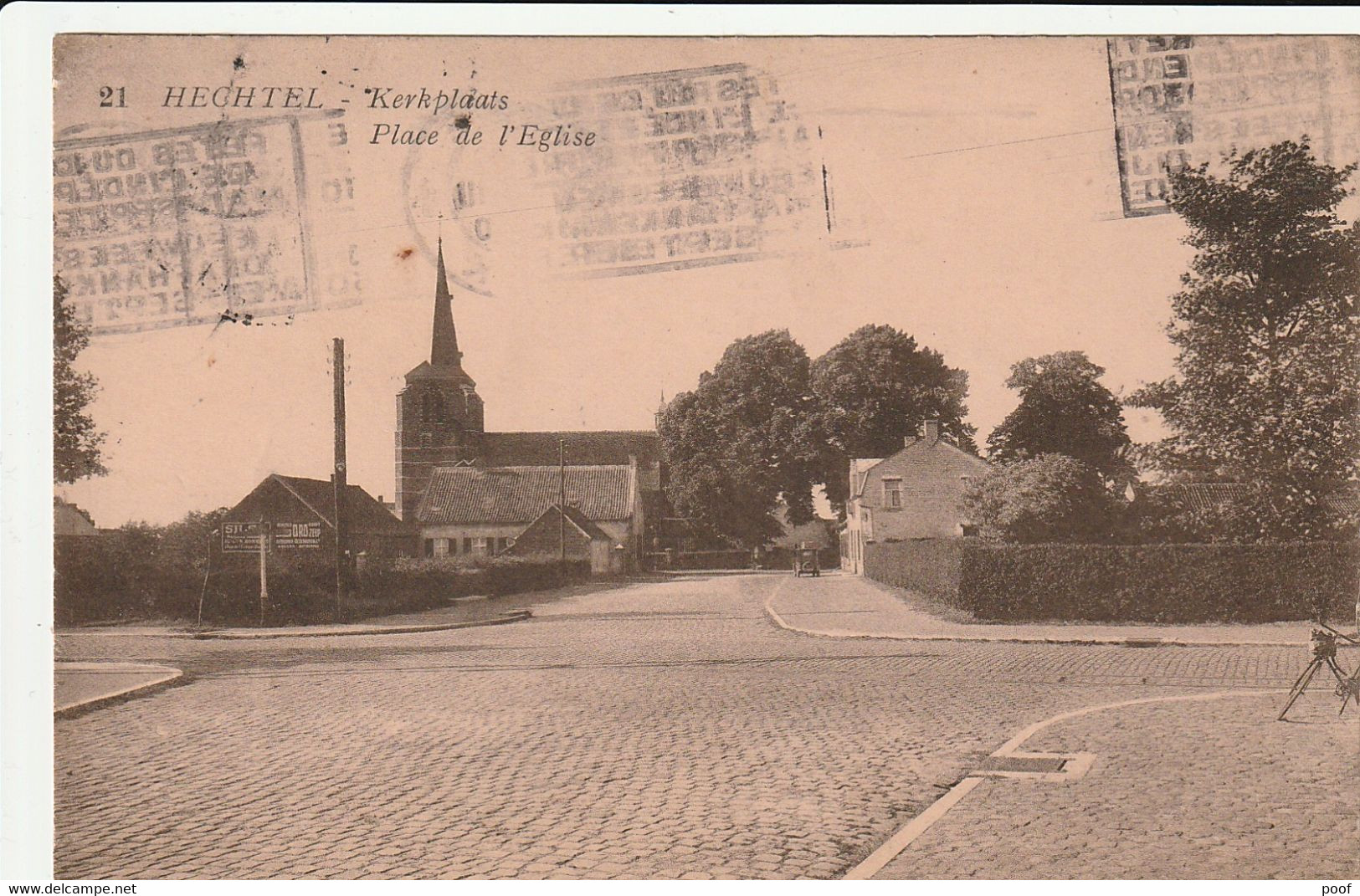 Hechtel : Kerkplaats 1930 - Hechtel-Eksel