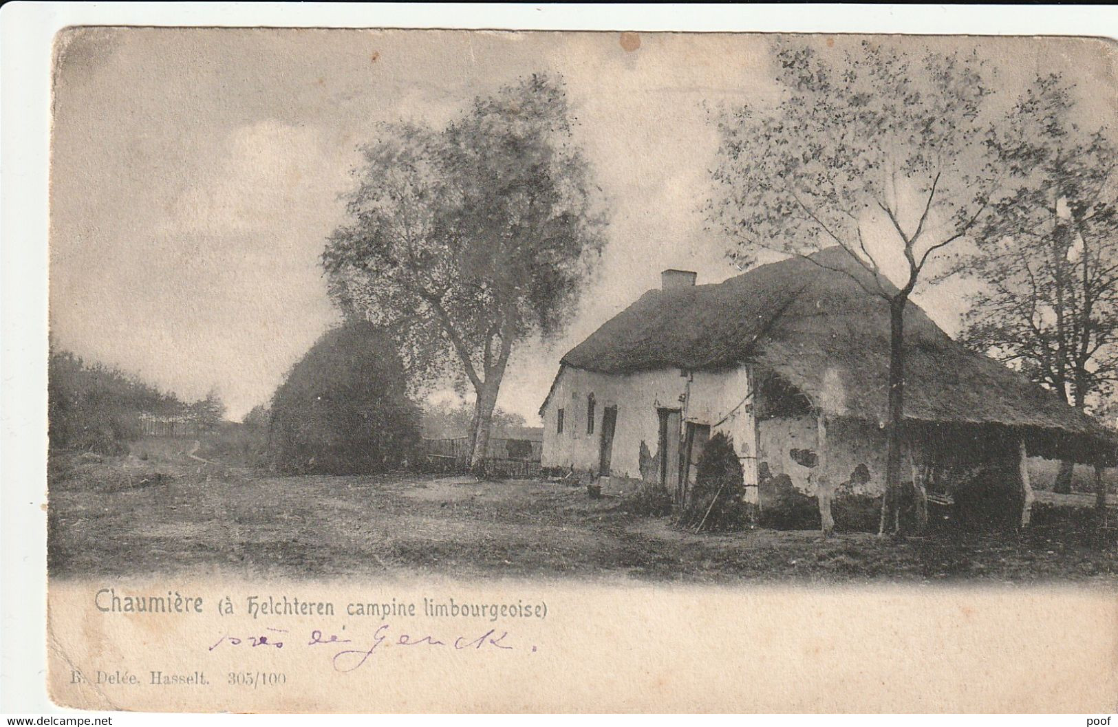 Helchteren : Chaumière ( Oude Hoeve ) 1909 - Houthalen-Helchteren