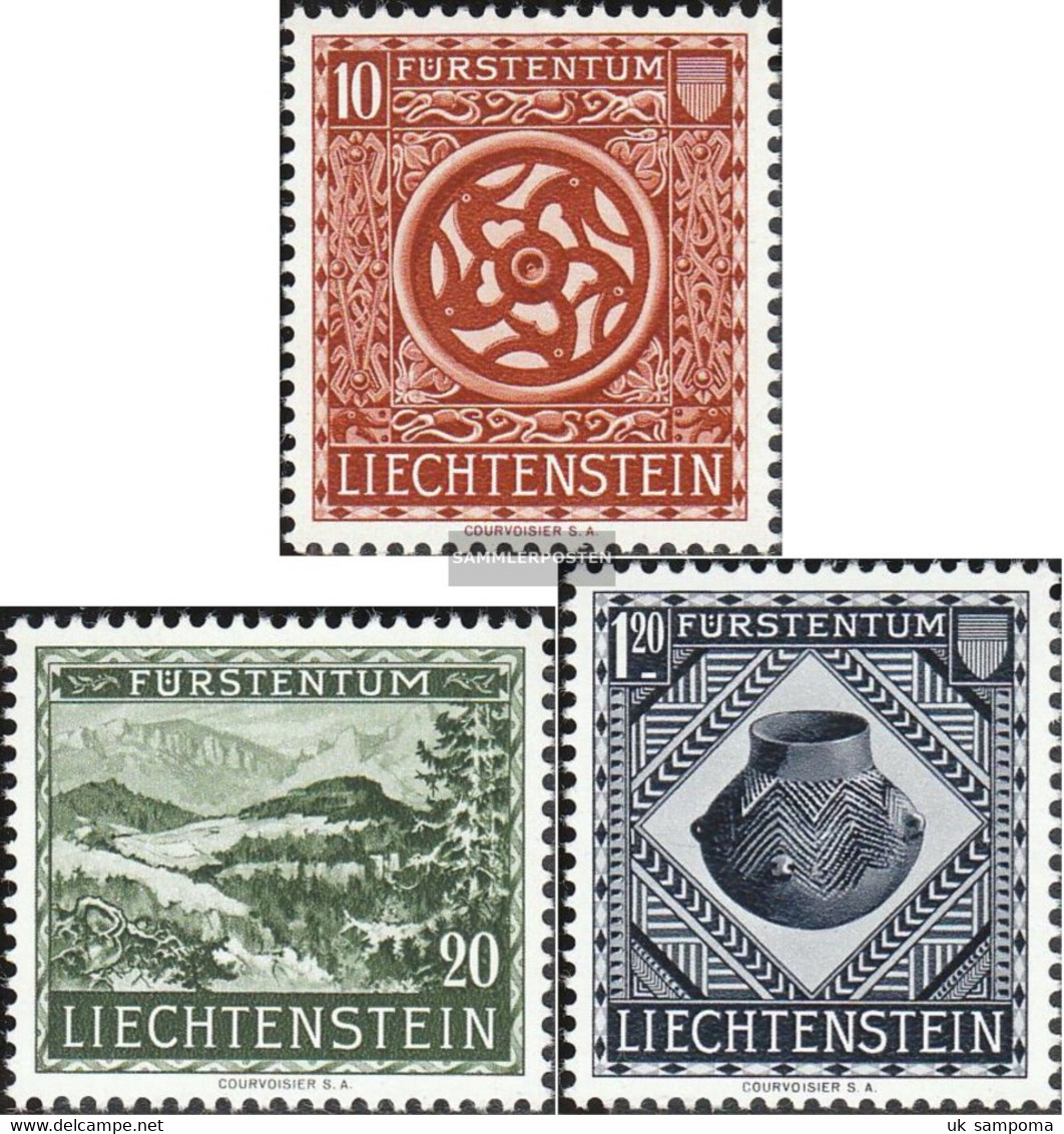 Liechtenstein 319-321 (complete Issue) Unmounted Mint / Never Hinged 1953 National - Neufs