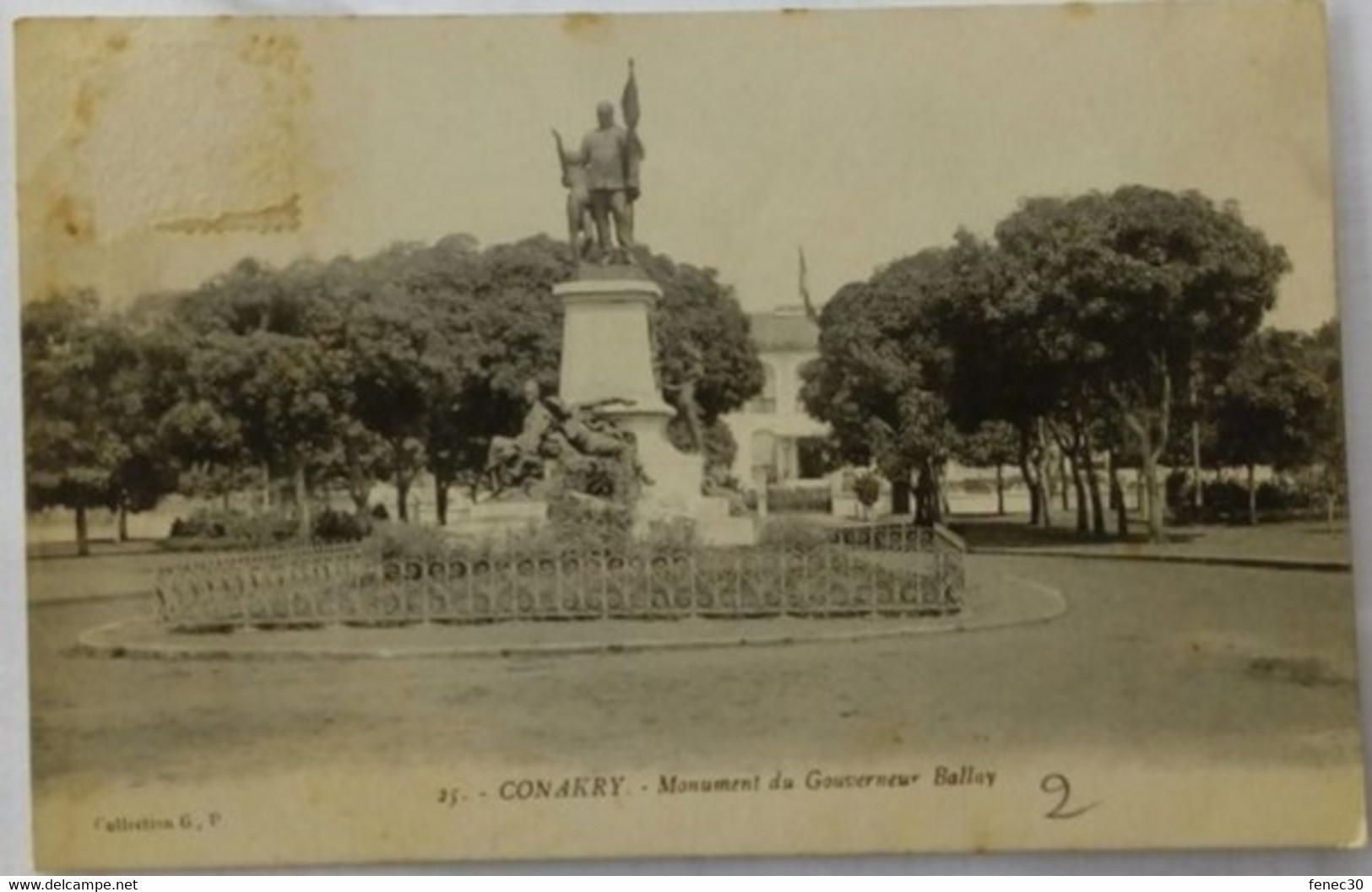 Conakry Monument Du Gouverneur Ballay - Guinée Française
