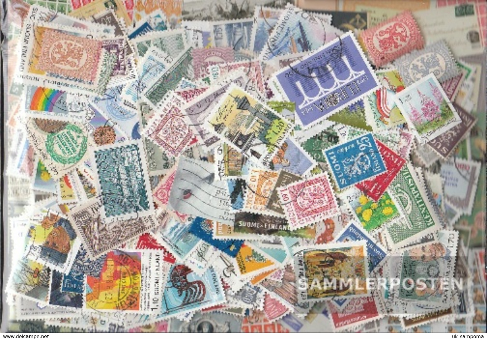 Finland Stamps-500 Different Stamps - Colecciones