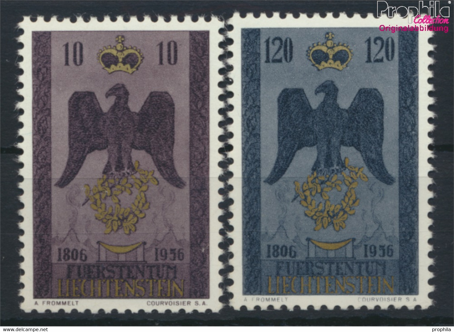 Liechtenstein 346-347 (kompl.Ausg.) Postfrisch 1956 Souveränität (9526907 - Neufs