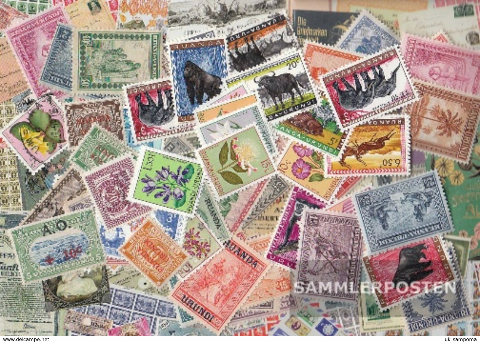 Rwanda - Urundi Stamps-75 Different Stamps - Collezioni