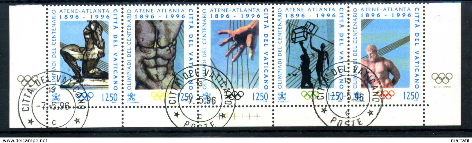 1996 VATICANO SERIE COMPLETA USATA - Used Stamps