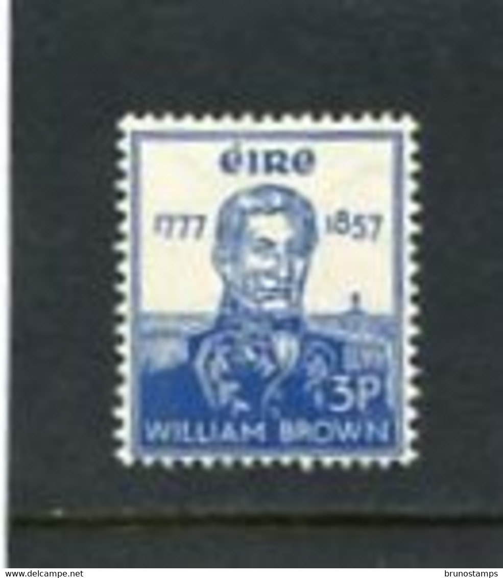 IRELAND/EIRE - 1957  3 D  WILLIAM BROWN  MINT NH - Neufs