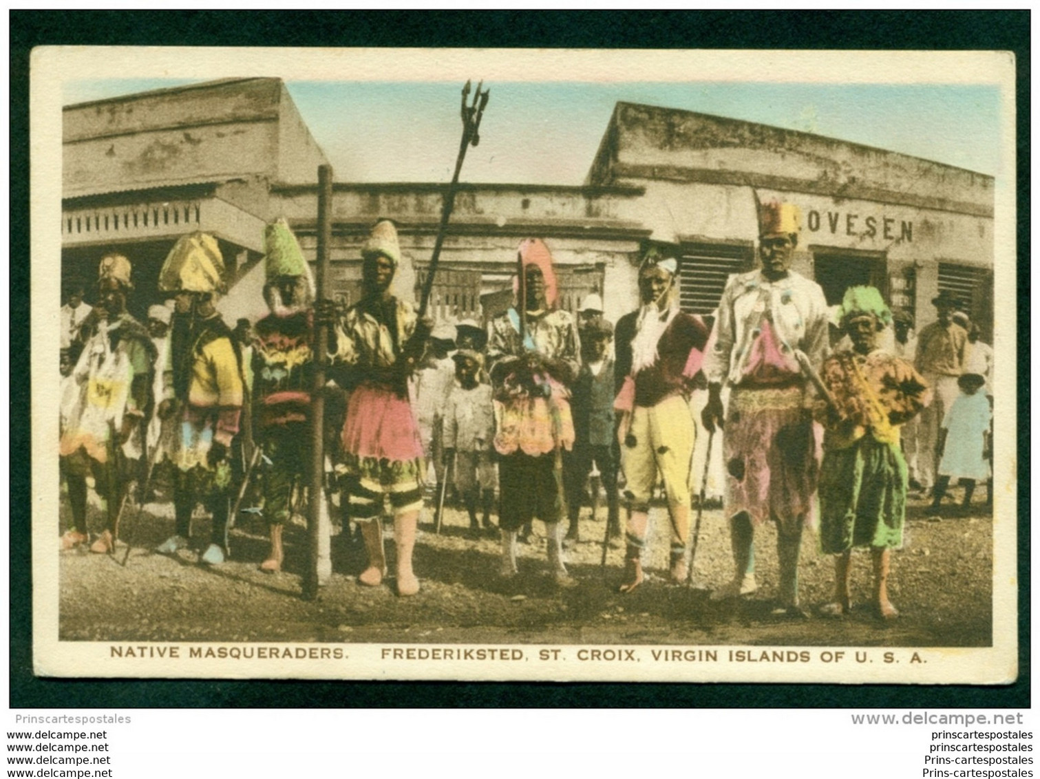 CPA Native Masqueraders Frederiksted Saint Croix Virgin Island Of USA - Jungferninseln, Amerik.