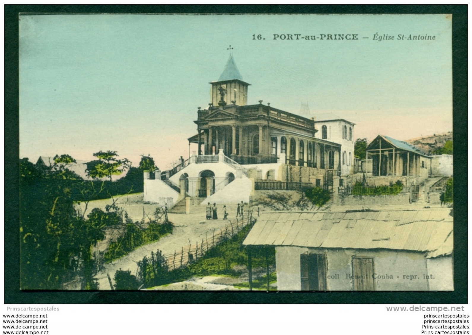 CPA Haiti Port Au Prince Eglise Saint Antoine - Haïti