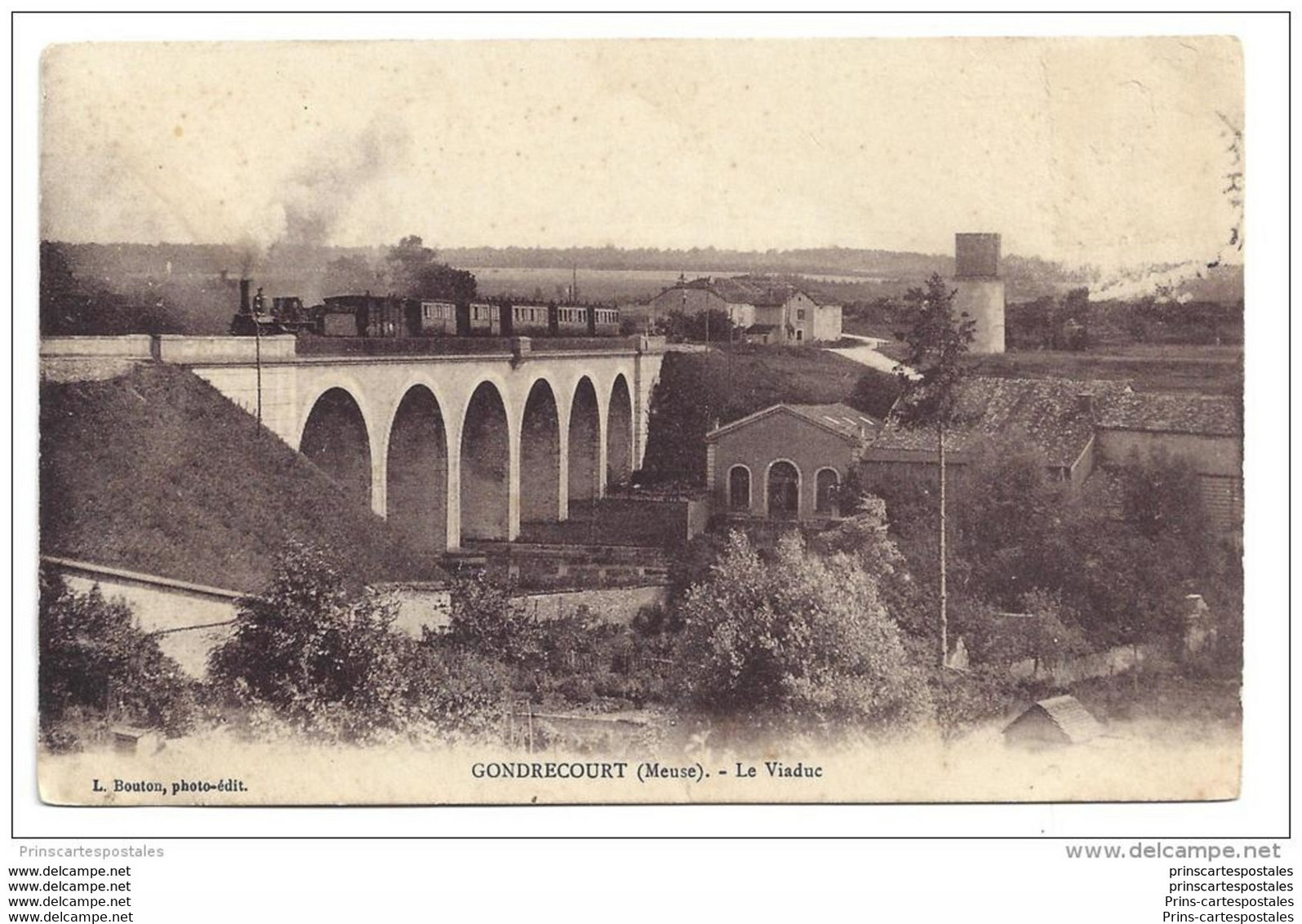 CPA 55 Gondrecourt Le Viaduc Et Le Train - Gondrecourt Le Chateau