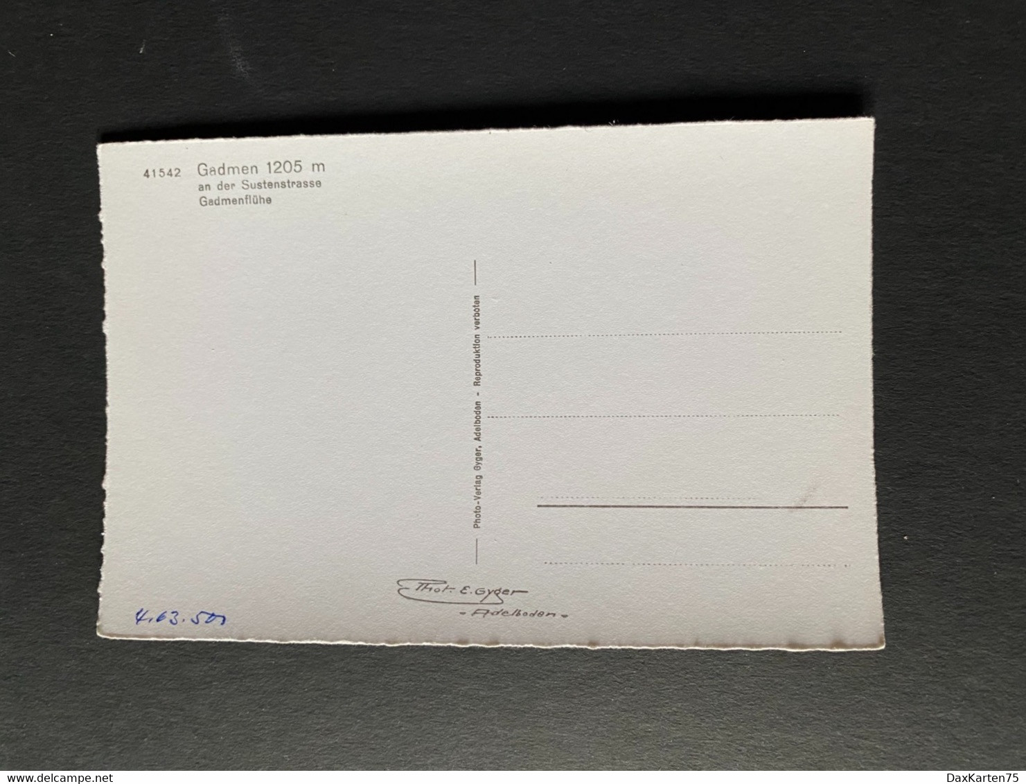 Gadmen An Der Sustenstrasse/ Gadmenflühe - Gadmen 