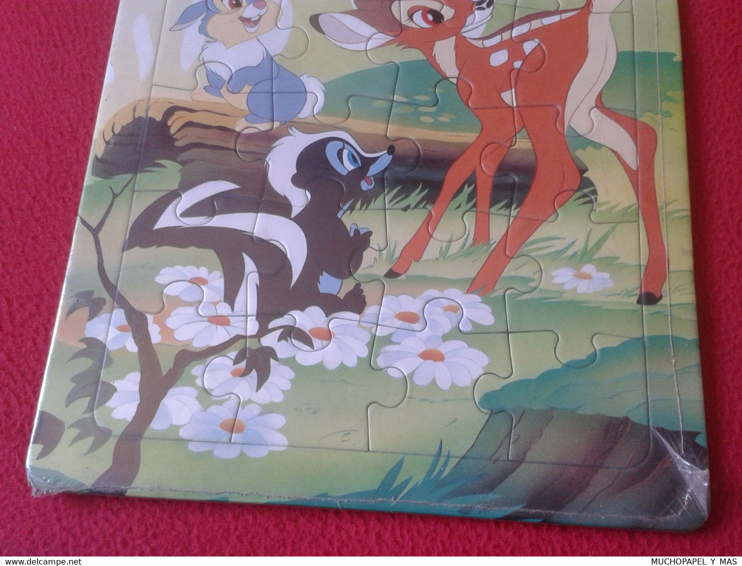 ANTIGUO PUZZLE PRECINTADO 1993 BAMBI CONTE-PUZZLE WALT DISNEY, EN REVERSO HISTORIA CUENTO EN CATALÁN ? VER...INFANTIL...