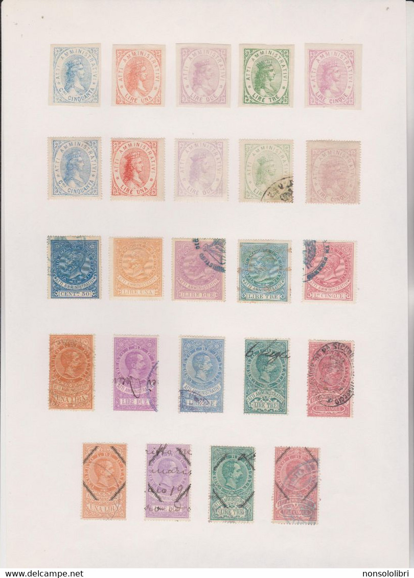 24  MARCHE  DA BOLLO    ATTI  AMMINISTRATIVI - Revenue Stamps