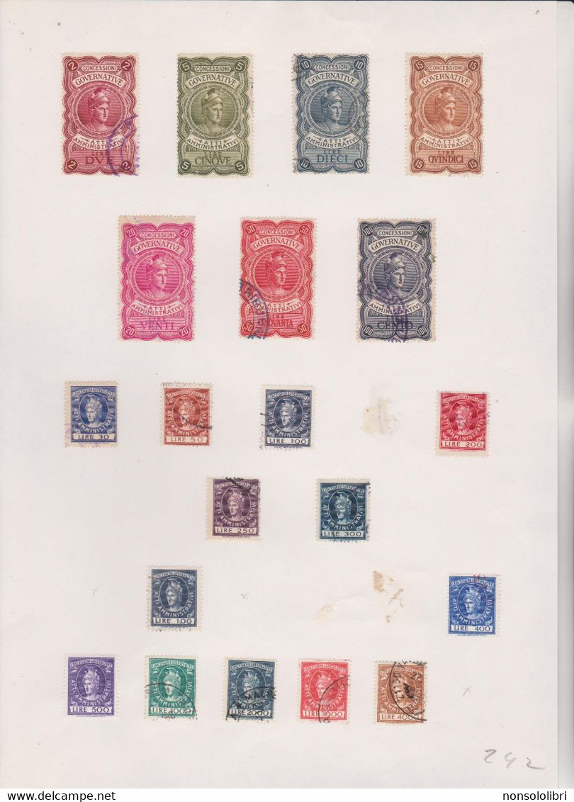 63  MARCHE  DA BOLLO    ATTI  AMMINISTRATIVI - Revenue Stamps