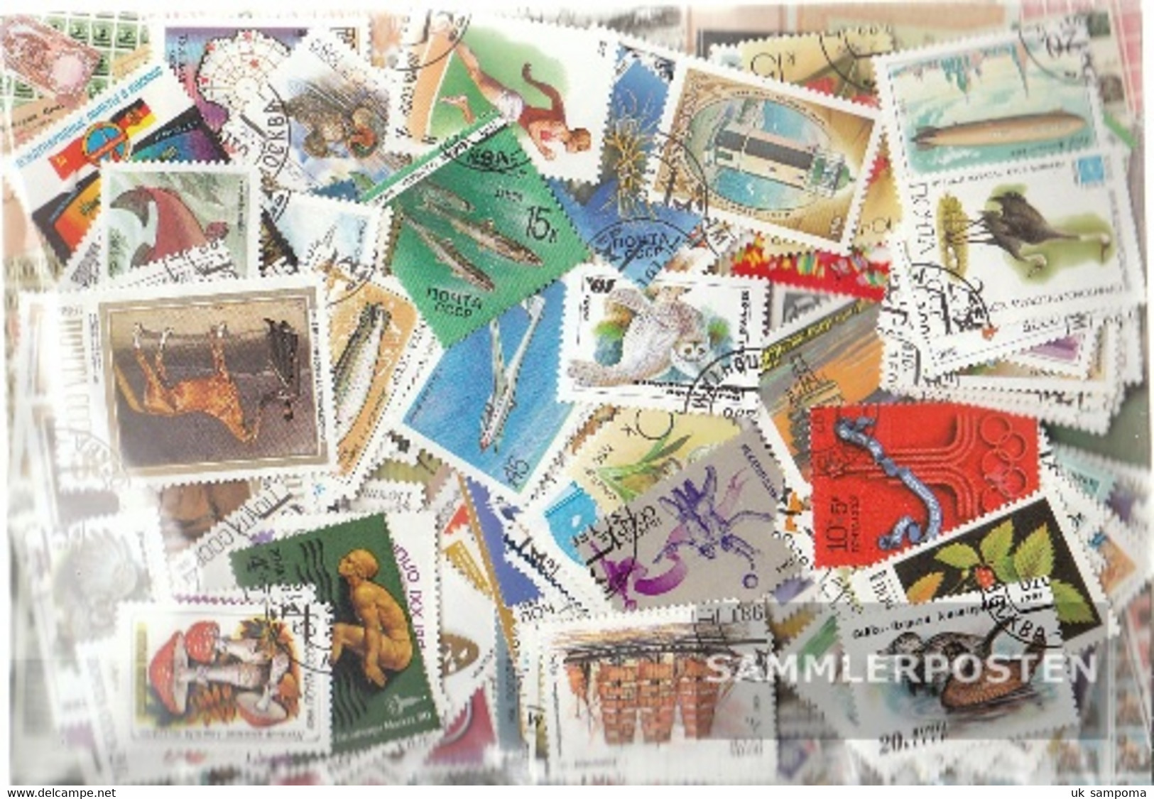 Soviet Union With Russia Stamps-300 Different Special Stamps - Sammlungen