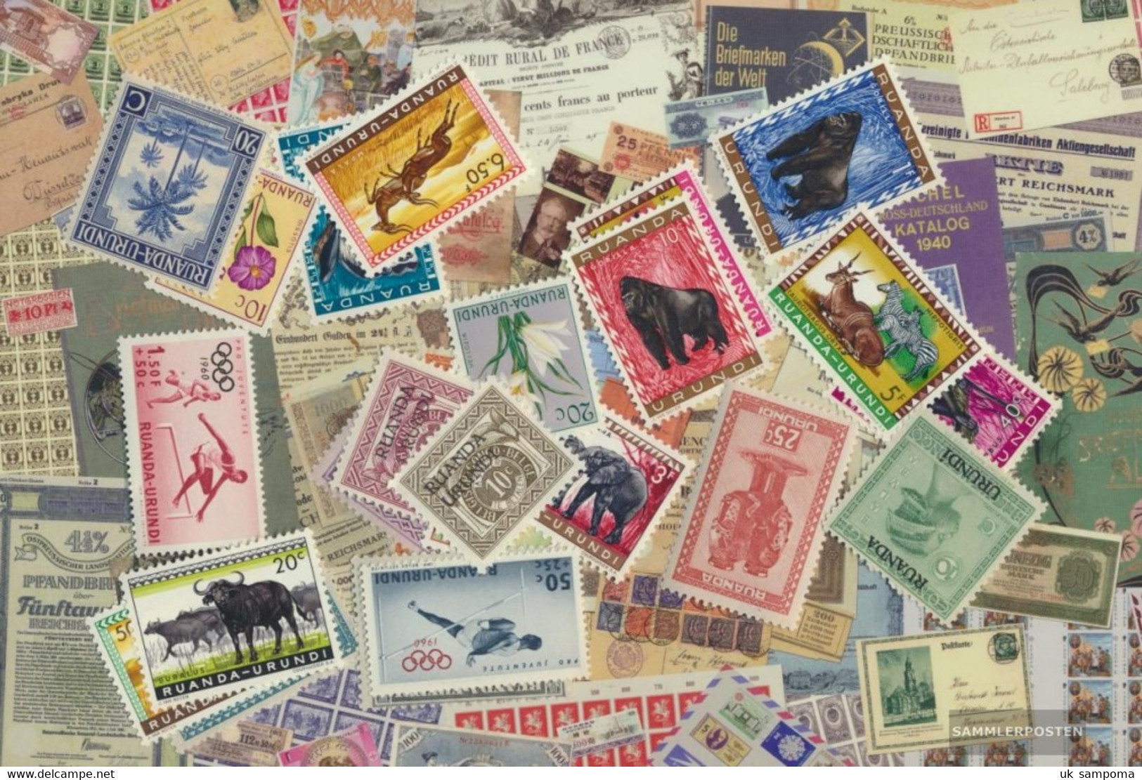 Rwanda - Urundi Stamps-25 Different Stamps - Verzamelingen
