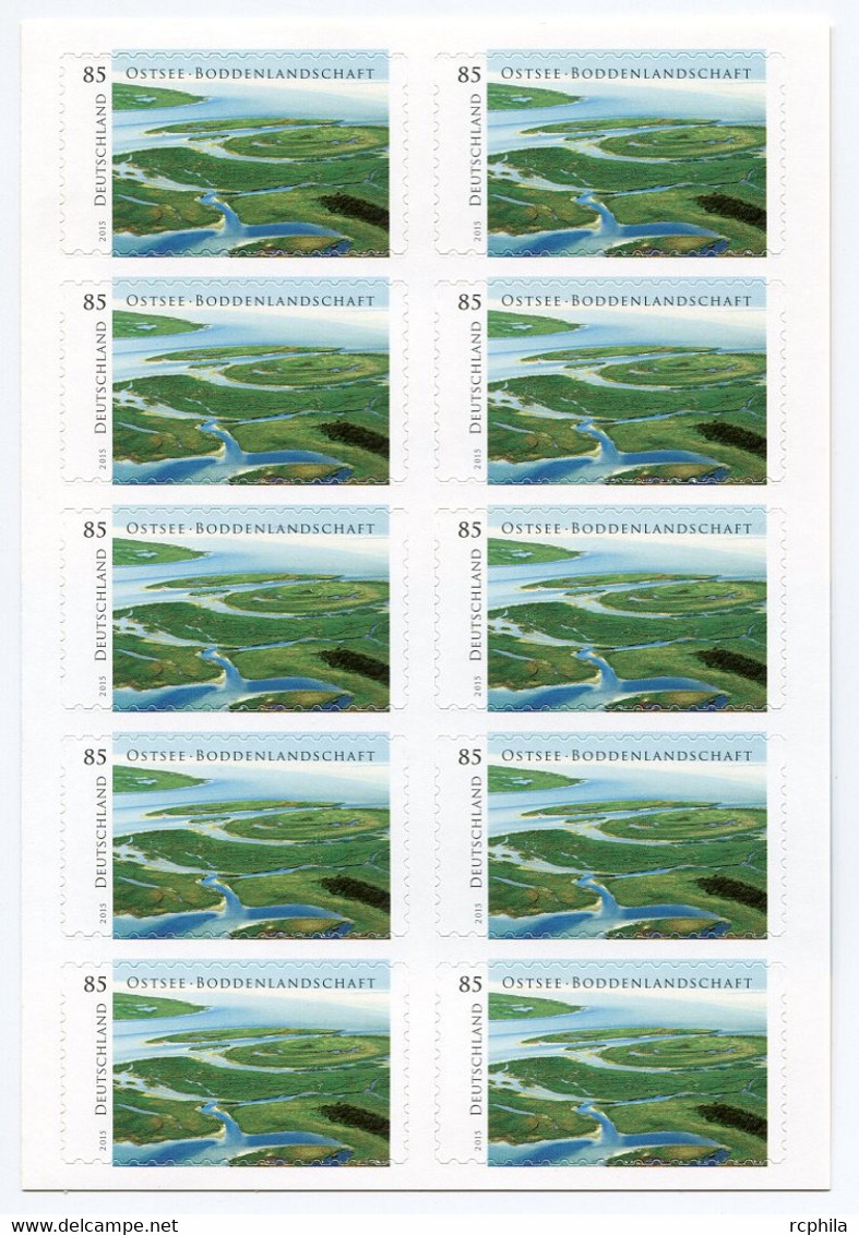 RC 19824 ALLEMAGNE RFA 2015 OSTSEE CARNET COMPLET A LA FACIALE NEUF ** BOOKLET MNH TB - Nuevos