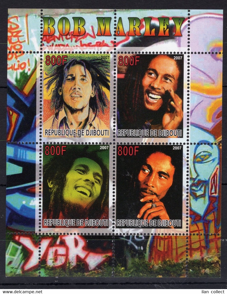 Bob Marley / Music  Perf.  MNH** RR1 - Altri & Non Classificati