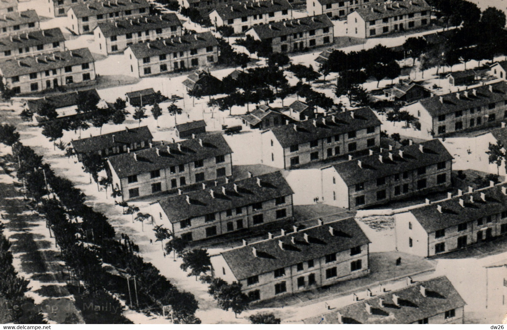 Caserne - Camp De Mailly (Aube) Vue Aérienne - Carte De 1952 - Casernes