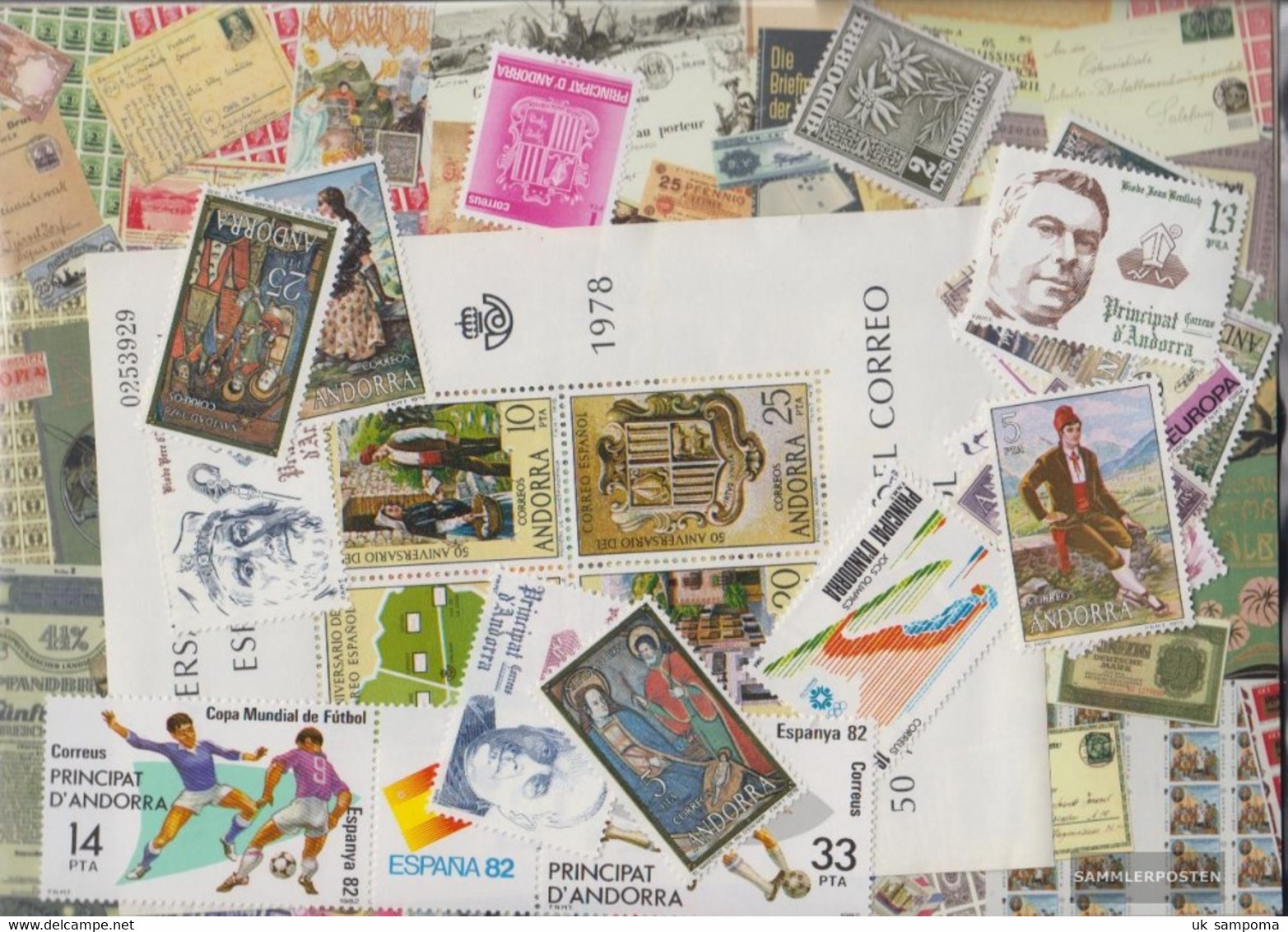 Andorra - Spanish Post Andorra Spanisch Stamps-25 Different Stamps - Sammlungen