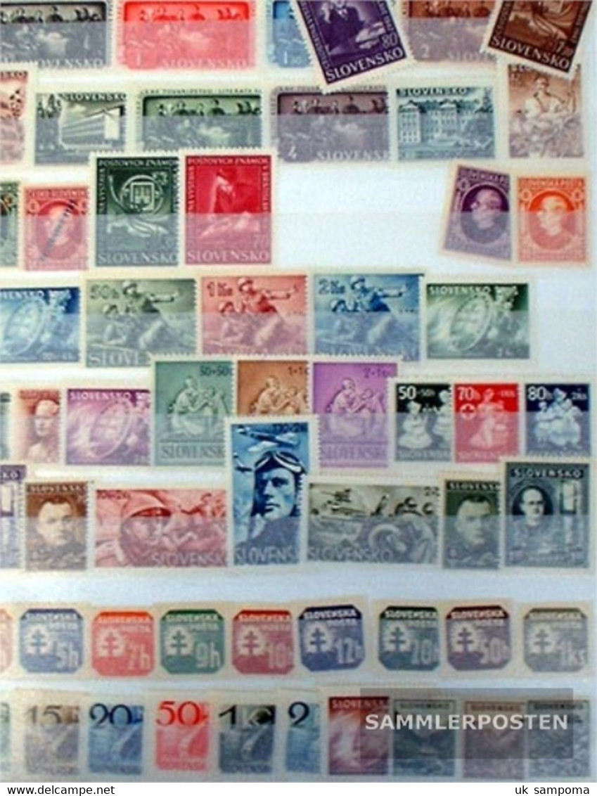 Slovakia Until 1945 Stamps-75 Different Stamps - Collezioni & Lotti