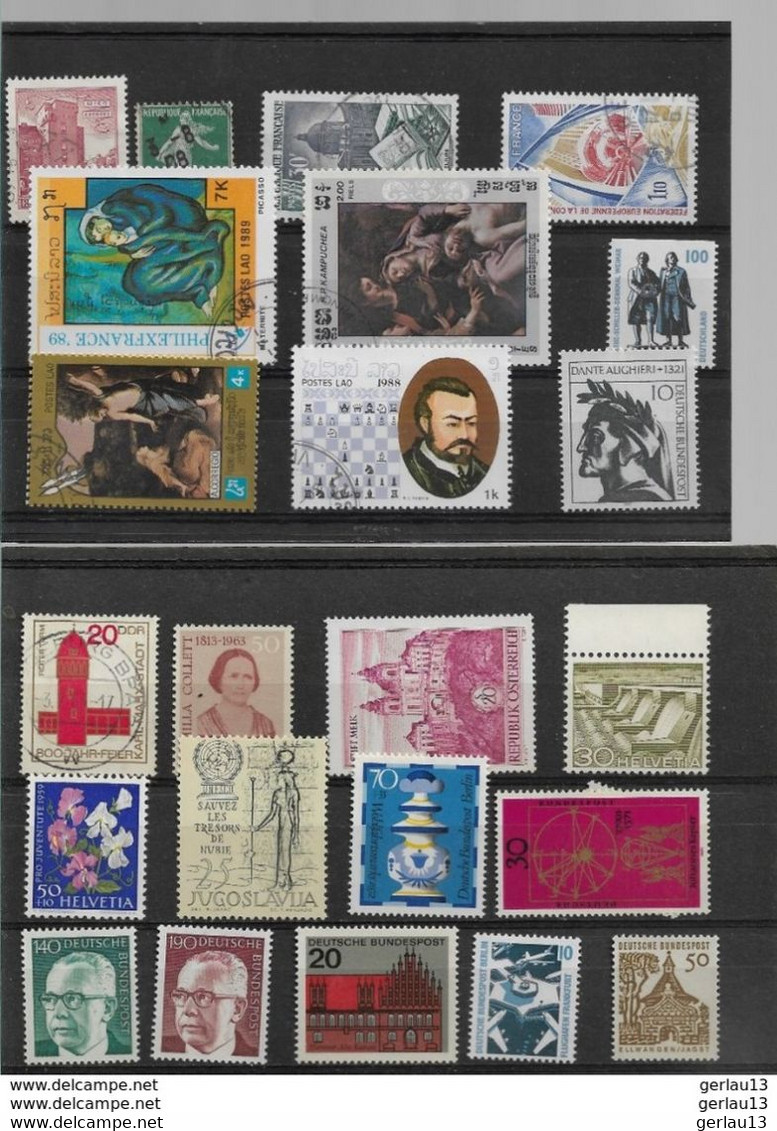 LOT   50 TIMBRES - Lots & Kiloware (mixtures) - Max. 999 Stamps