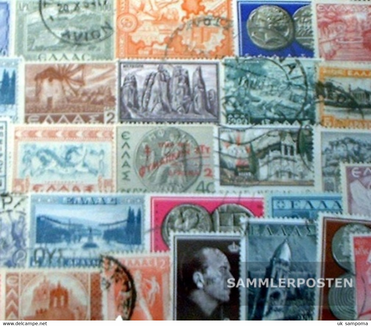 Greece Stamps-50 Different Stamps - Sammlungen