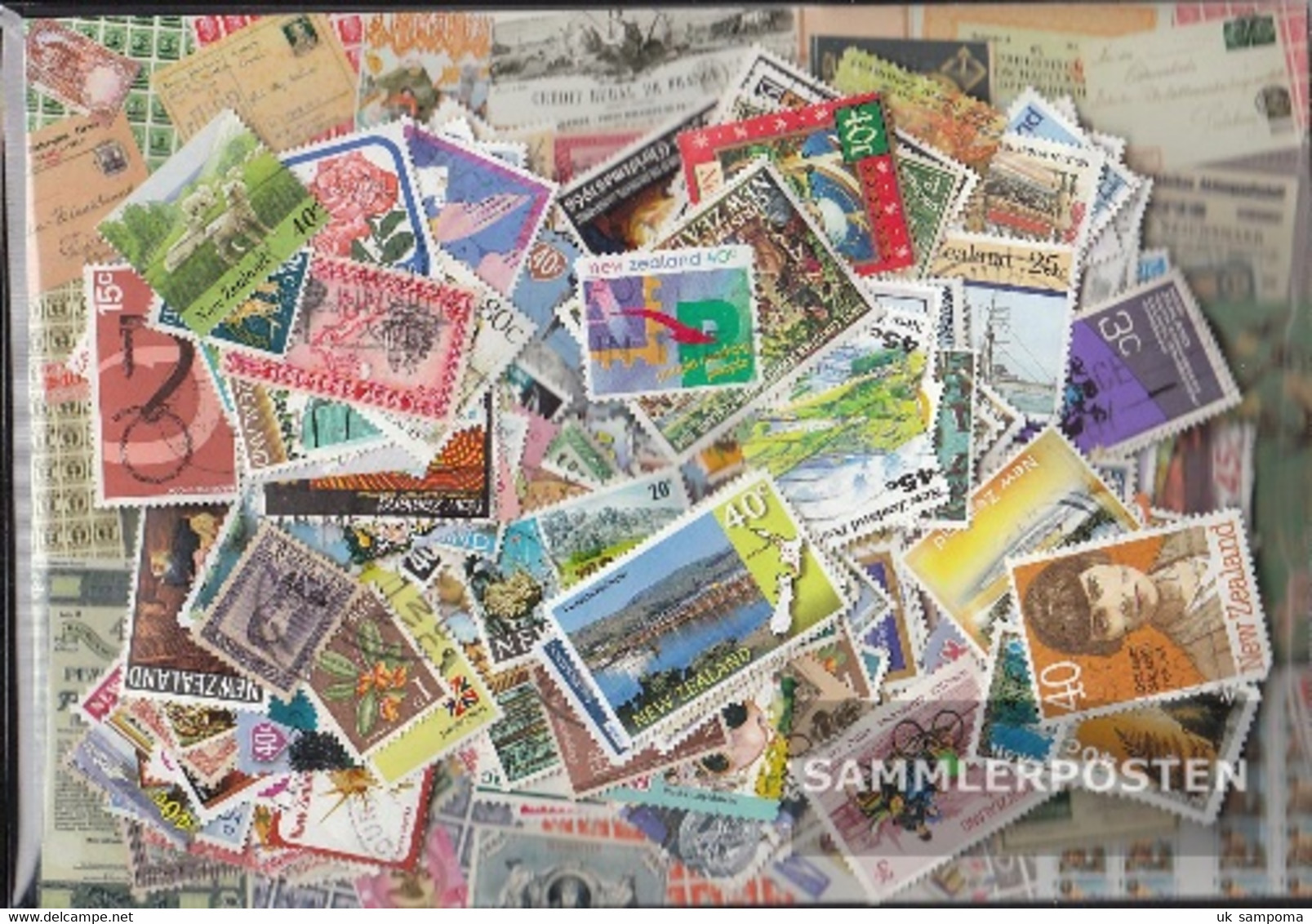 New Zealand Stamps-300 Different Stamps - Collections, Lots & Séries