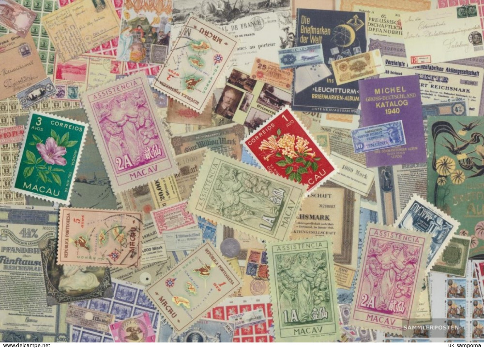 Macao 10 Different Stamps - Verzamelingen & Reeksen