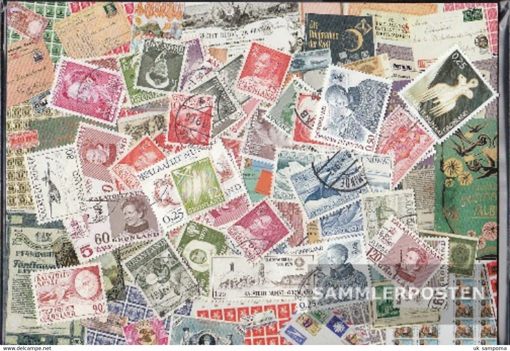 Denmark - Greenland Stamps-50 Different Stamps - Collections