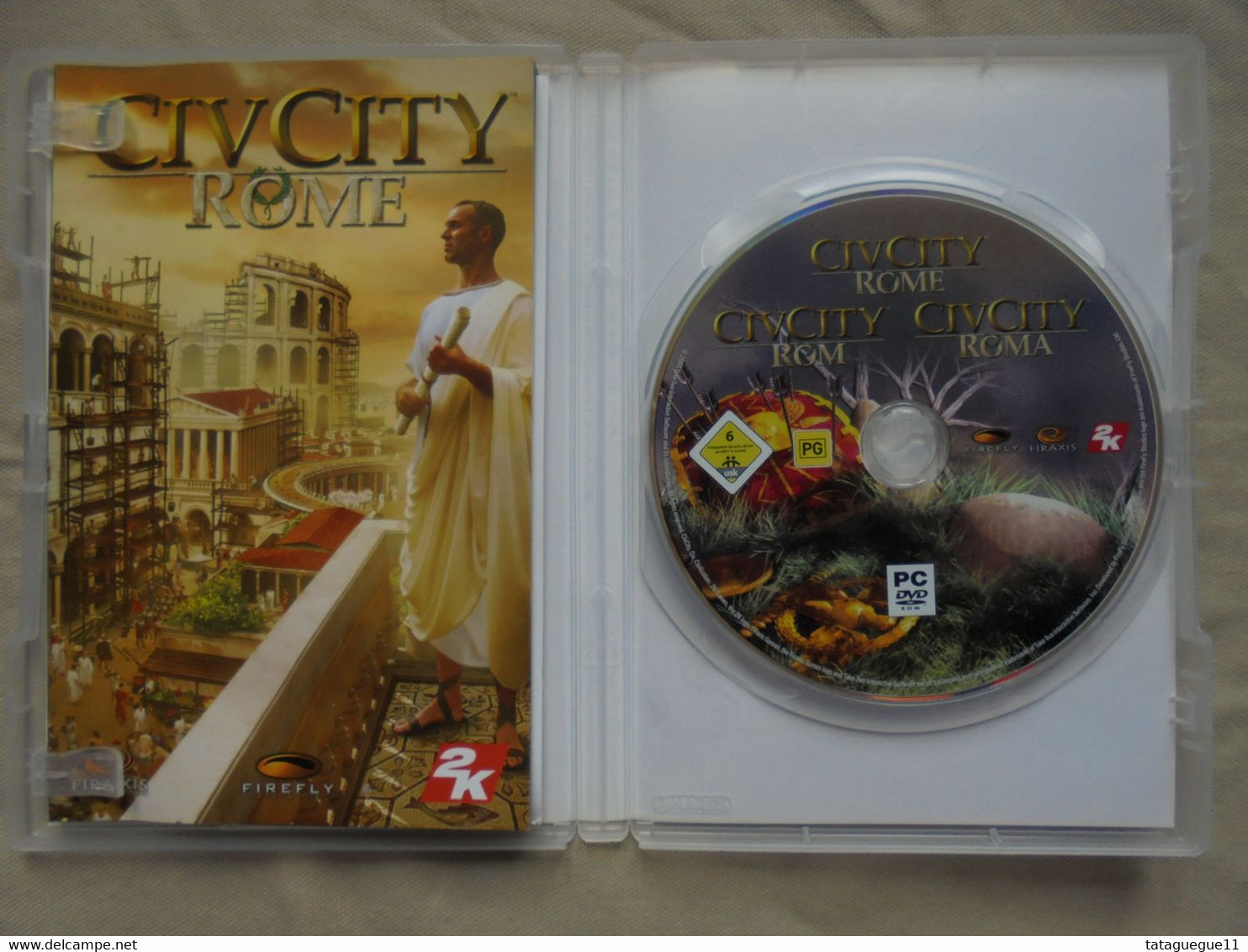 Vintage - Jeu PC DVD Rom - CivCity Rome - 2006 - PC-Games