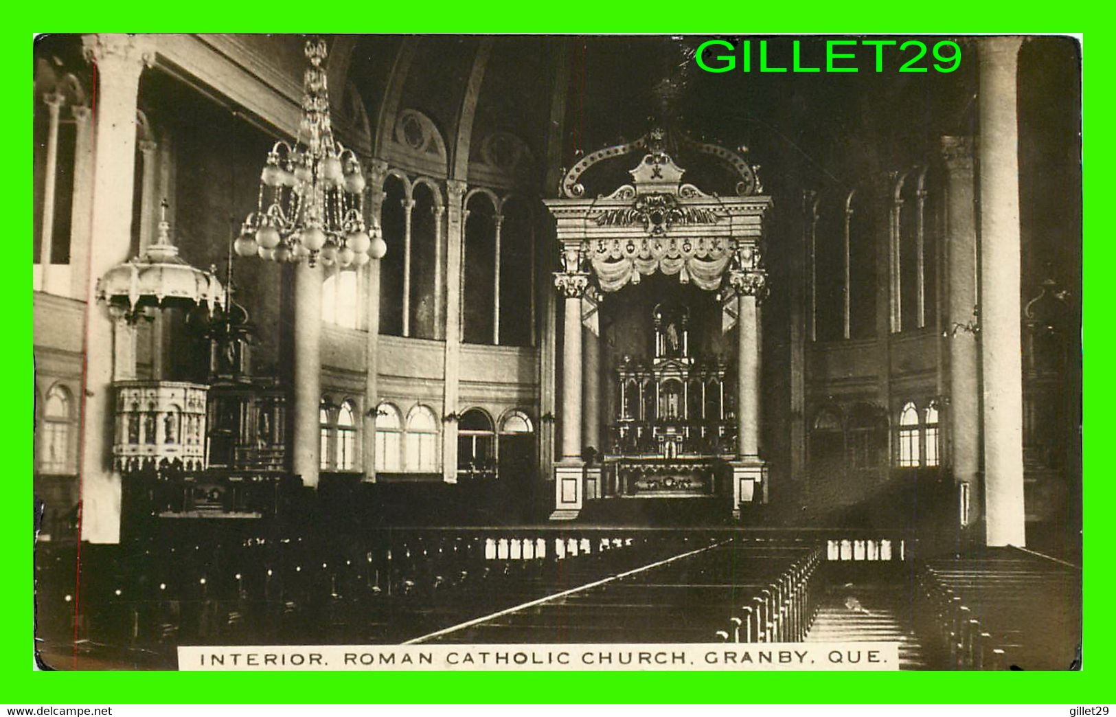 GRANBY, QUÉBEC - INTERIOR, ROMAN CATHOLIC CHURCH - - Granby