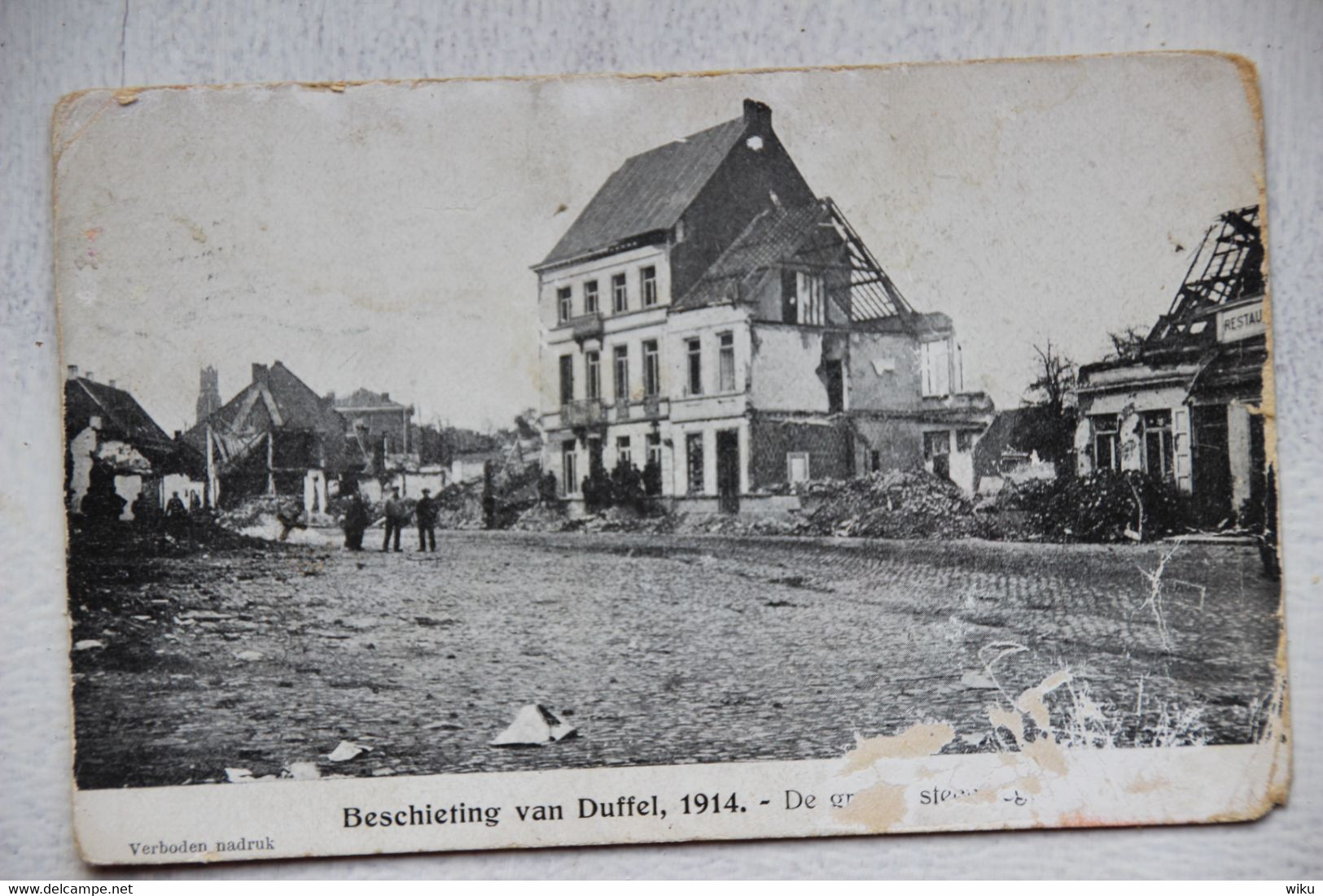 Beschieting Van Duffel 1914 - Oorlog - Verzonden 1915 - Duffel