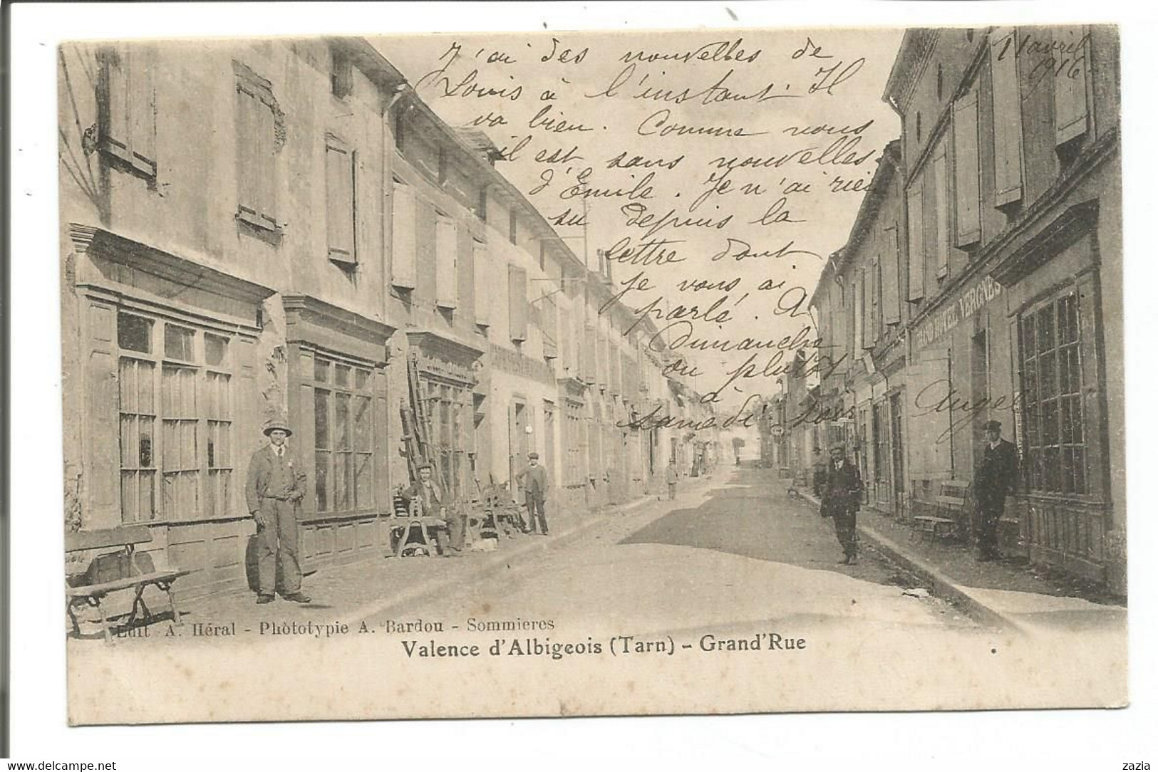 81.125/ VALENCE D'ALBIGEOIS - Grand'Rue - Valence D'Albigeois