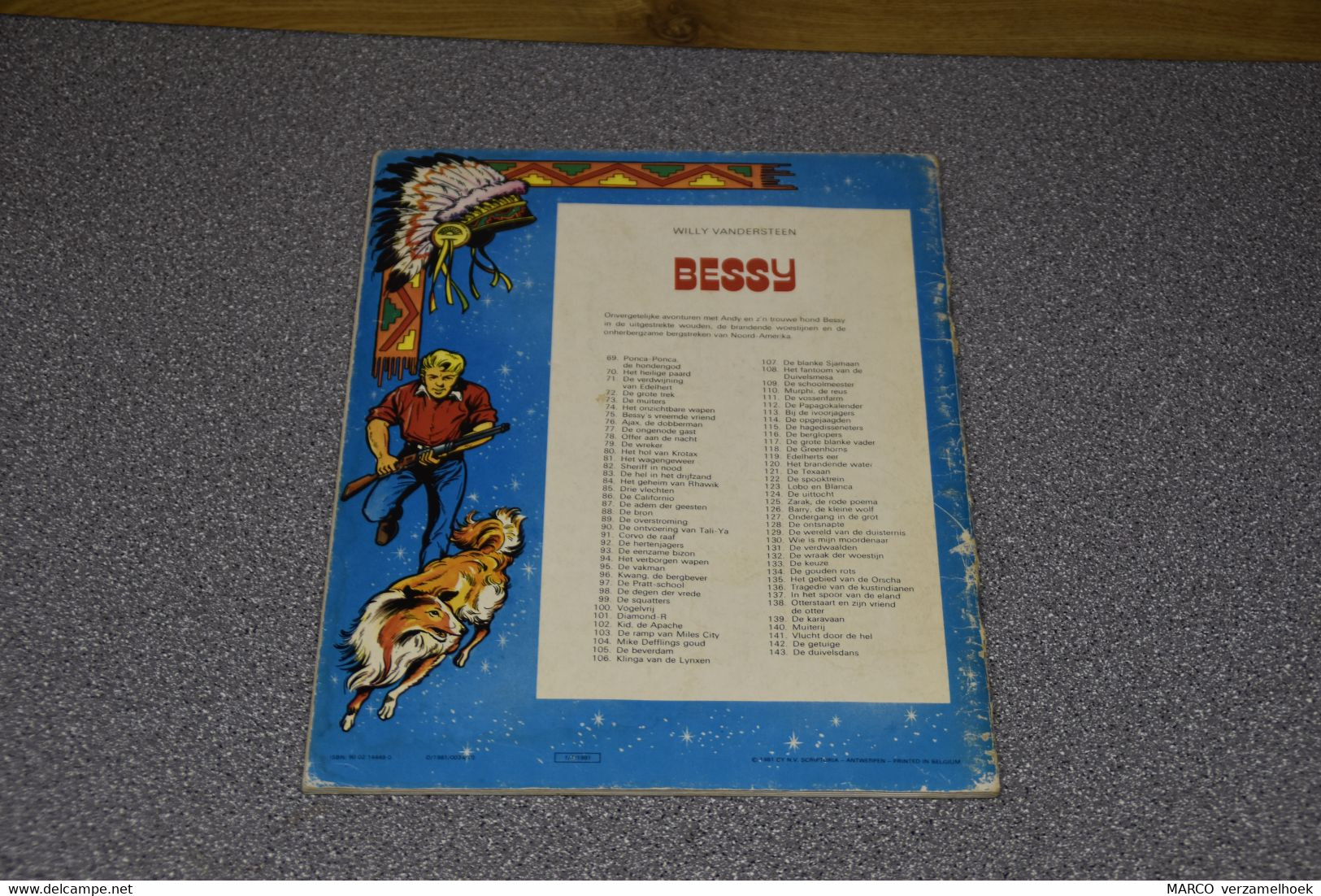 BESSY 143. De Duivelsdans Standaard Uitgeverij Willy Vandersteen 1981 - Bessy