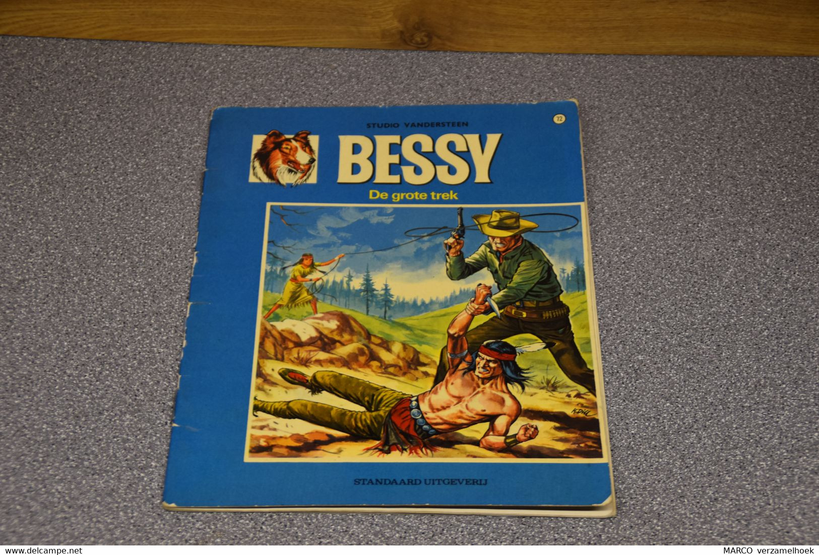 BESSY 72. De Grote Trek Standaard Uitgeverij Willy Vandersteen 1968 - Bessy