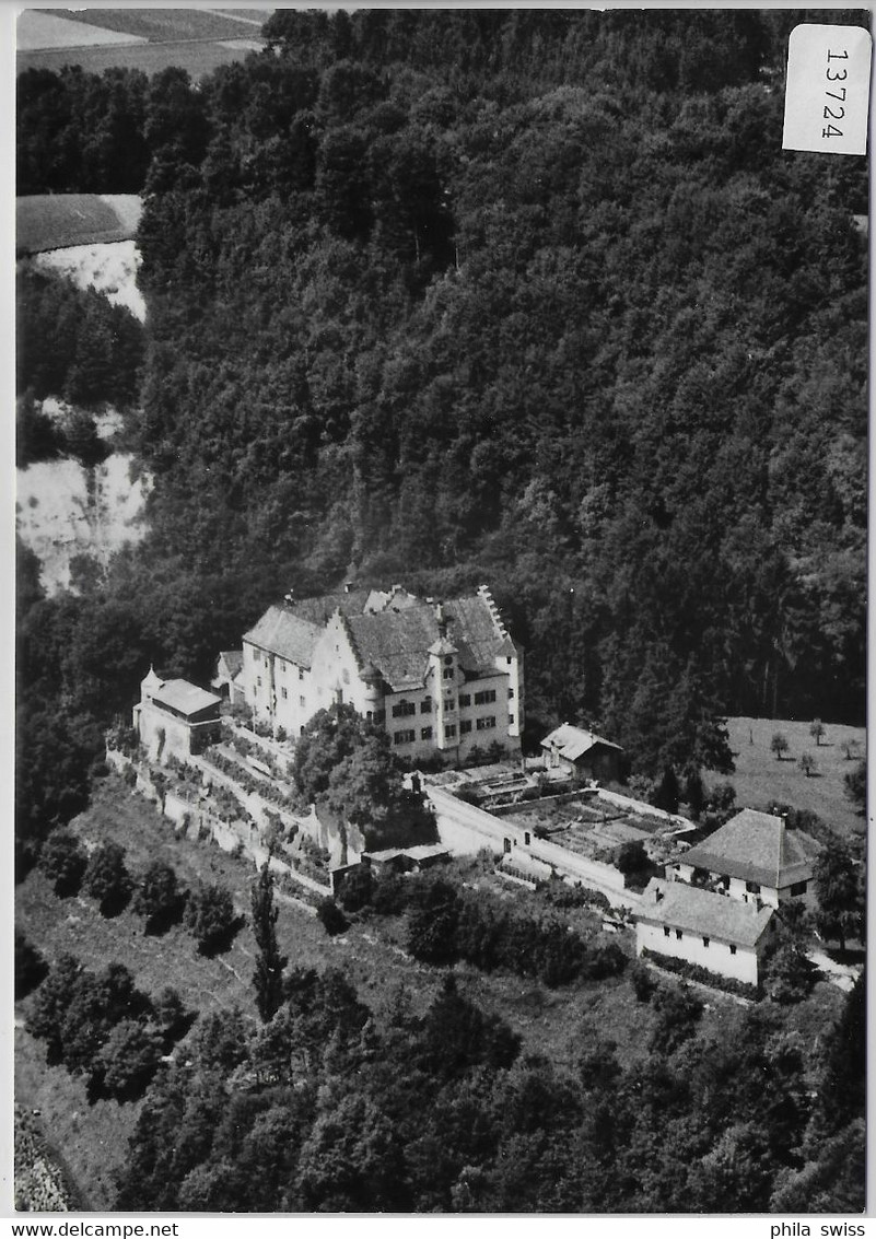 Flugaufnahme Schloss Sonnenberg Stettfurt TG - Stettfurt