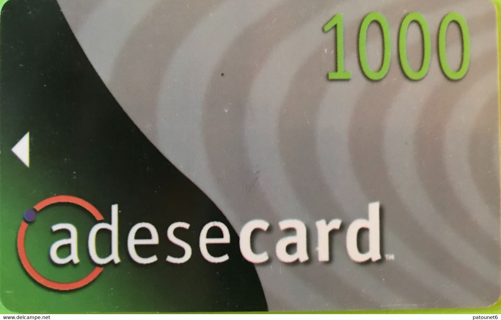 TANZANIE  -   Prepaid  - Adesecard  -   1000 - Tansania