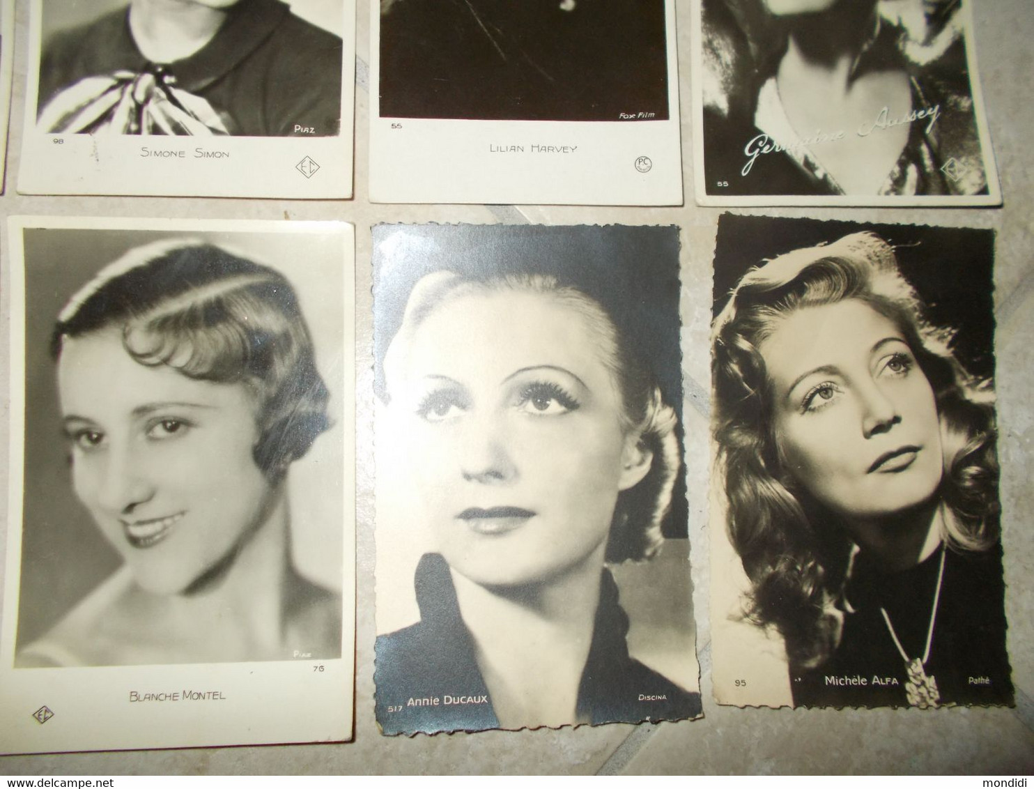 lot 30 cpa acteurs actrices cinema vintage 1930 1940 photographies dont 1 studio harcourt avant guerre chanson pathé