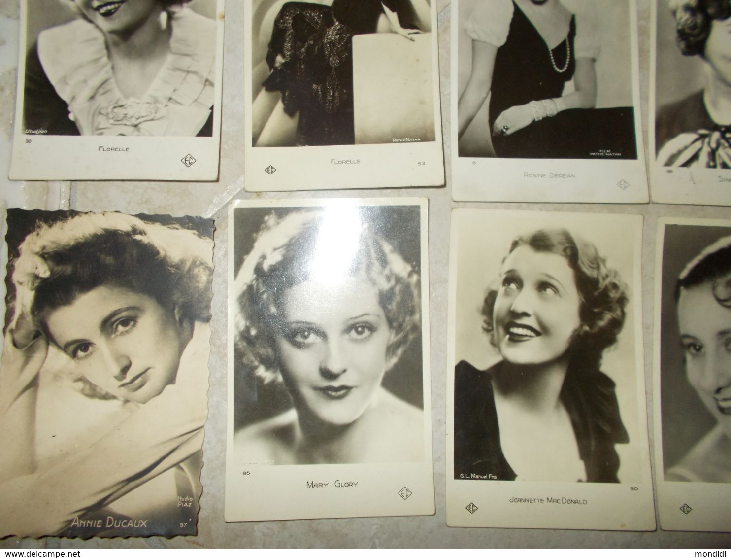 lot 30 cpa acteurs actrices cinema vintage 1930 1940 photographies dont 1 studio harcourt avant guerre chanson pathé